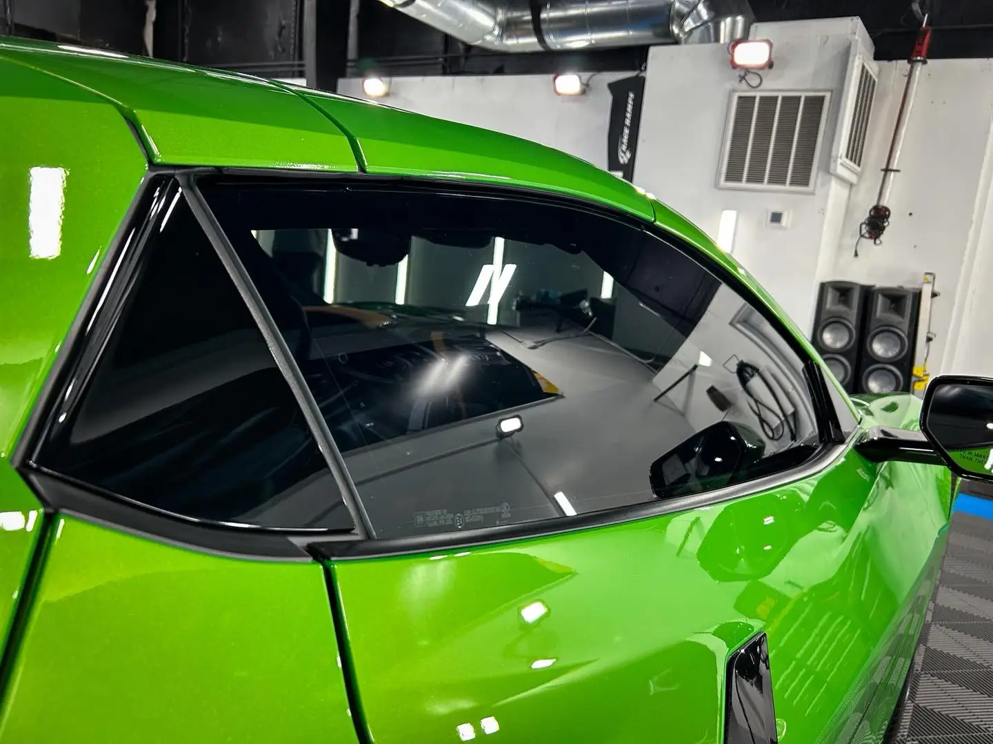 Green Chevrolet Corvette C8