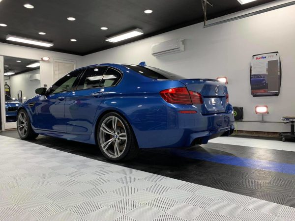 Blue BMW M5