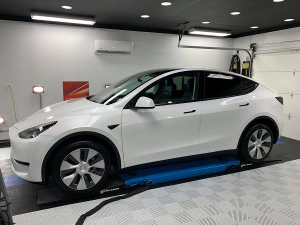 White Tesla Model X