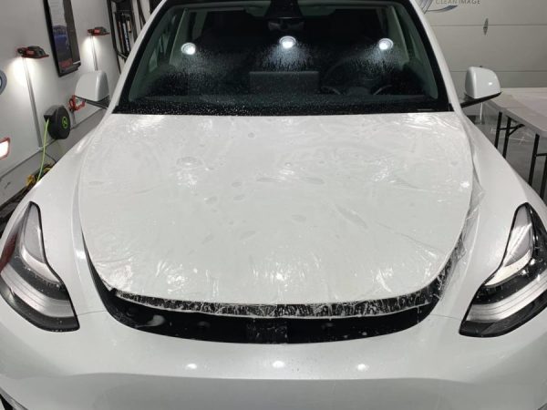 White Tesla Model X