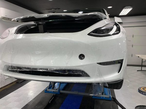 White Tesla Model X