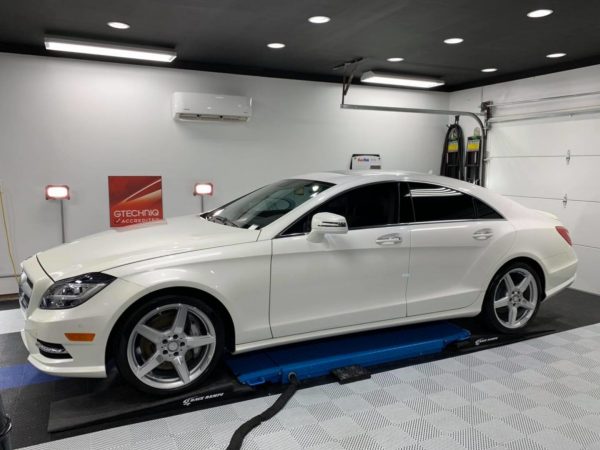 White Mercedes AMG