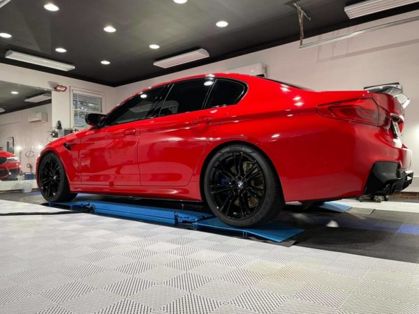 Red BMW M5 Competition